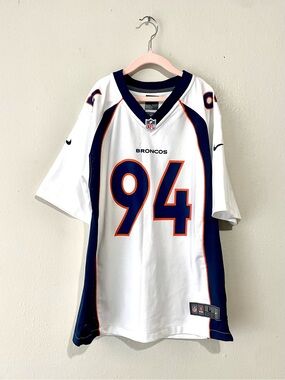 Nike Denver Broncos #94 Demarcus Ware Youth Jersey White SZ Large